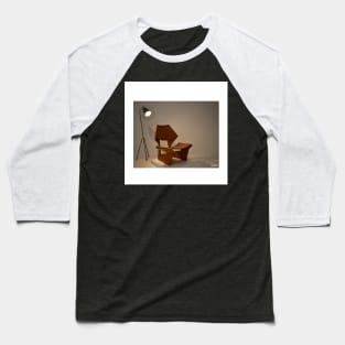 this design in a furniture chair in vintage minimalism art ecopop photograph Baseball T-Shirt